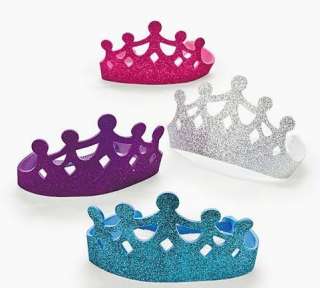 Glitter Foam Crown, Choice of Color, Great Fun  