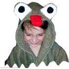 Towel Buddies Green Dinosaur Bath Robe