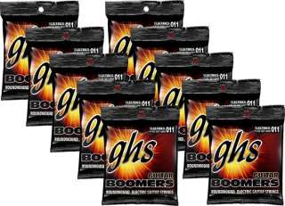 GHS Boomers Medium Electric Guitar Strings 10 Pack 737681430023  
