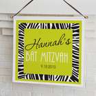 CathyConcepts Exclusive Gifts and Favors Bat Mitzvah Zebra Print 