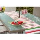 Essential Home Red Striped Indoor/Outdoor Table Runner