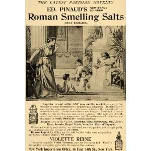  1895 Ad Roman Smelling Salts E. Pinaud Scents Kids Bath 