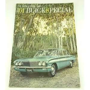  1961 61 Buick SPECIAL BROCHURE Deluxe 4dr Sedan 