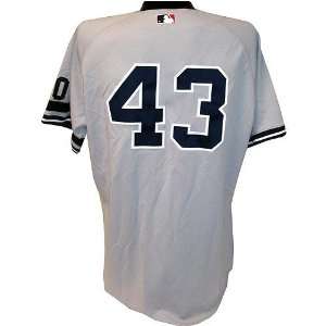   Yankees Game Issued Road Grey Jersey w 10 and Arm Band Sports