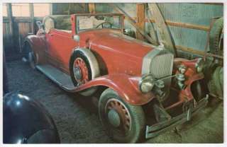 Postcard 1931 Pierce Arrow Convertible Coupe @ Museum  