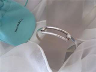 Tiffany & Co. Sterling Silver Hinged Bangle Bracelet  
