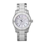 Relic Ladies Watch with Round Two Tone Case, White Dial and Two Tone 