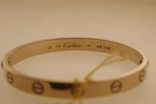 Cartier Love Bracelet Ladys 18k White Gold   