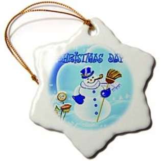 3dRose LLC Milas Art Christmas   Christmas day   Ornaments at  