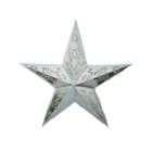 Creative Motion Industries 12645 Metallic Silver Hanging Star Light
