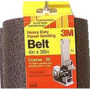 3M 9295NA Heavy Duty Power Sanding Belts, 4 Inch x 36 Inch 