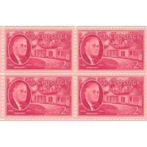 Roosevelt   Warm Springs Set of 4 x 2 Cent US Postage Stamps NEW Scot 