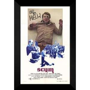  Scum 27x40 FRAMED Movie Poster   Style A   1980