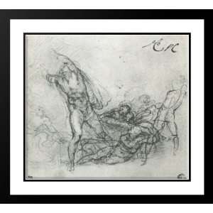   Double Matted Study for a Resurrection of Christ