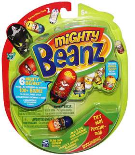 Mighty Beanz 6 Pack (Colors Vary)   Spin Master   