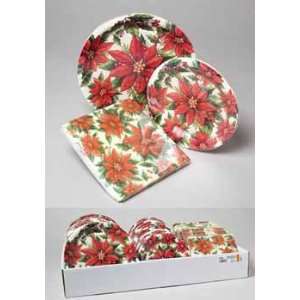  Poinsettia Paper Party Goods Case Pack 48 