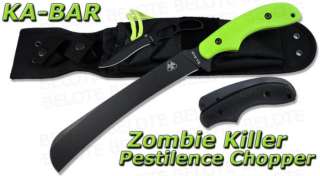 Ka Bar ZK Zombie Killer Pestilence Chopper +Sheath 5702  