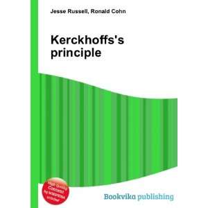  Kerckhoffss principle Ronald Cohn Jesse Russell Books