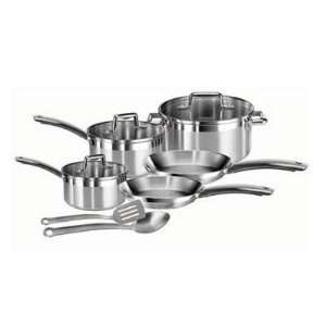  T fal C878SA74 Elegance 10 Piece Stainless Steel Cookware 