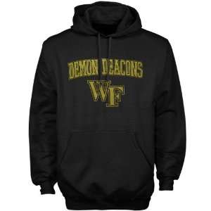  NCAA Wake Forest Demon Deacons Black Universal Logo Hoody 