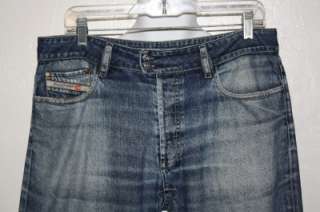 DIESEL RABOX MODEL RARE BUTTON FLY BLUE JEANS 33 WOW  