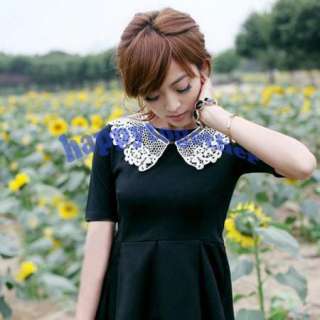New Fashion White Hollow Flower False Collar for Sweater Dress C065 