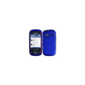  For Samsung Seek M350 Rubberized Hard Cover Case BLUE 