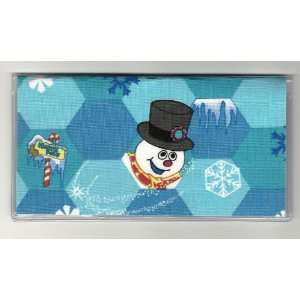    Checkbook Cover Frosty the Snowman Christmas 