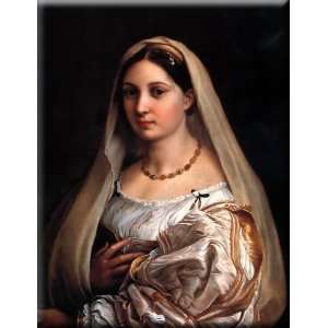  La Donna Velata 23x30 Streched Canvas Art by Raphael