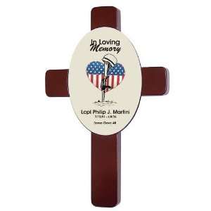  Personalized Military Memorial Cross