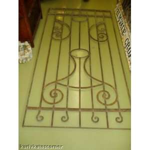  Antique Ornate 100+ Year Old French Iron Gate
