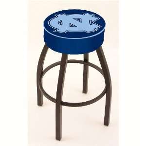   Tar Heels 25 Single ring Swivel Bar Stool with 4 Thick Seat Sports