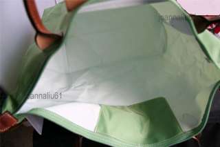 New Longchamp Bag Palm Green Le Pliage Tote Large  