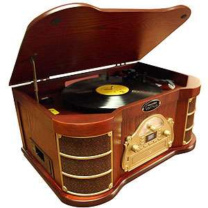Retain the look of a classic phonograph but have the technology of the 