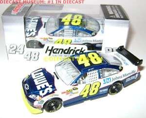 JIMMIE JOHNSON #48 LOWES JOHNS MANVILLE ACTION 2010  