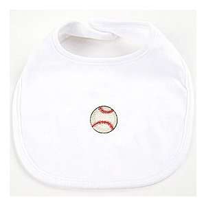  Embroidered Baseball Bibs, Set of Two Baby