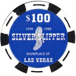  $100 Silver Slipper Casino Fantasy Chip