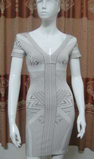   Celeb bandage Printed short sleeve bodycon dresses party dress  
