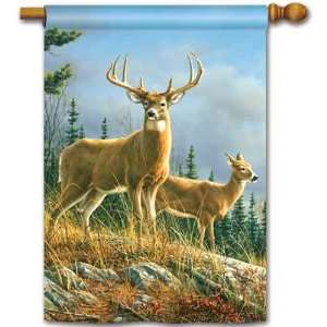  Whitetail Deer Banner Flag Patio, Lawn & Garden