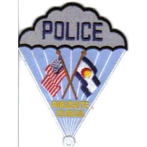  Police Patch, Parachute Colorado, Collectible Everything 
