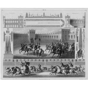  Circensian Games,Ancient Rome,Chariot Races,Horseback