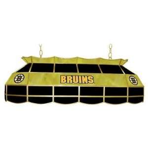  NHL Boston Bruins 40 Stained Glass Lighting Fixture