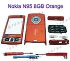 Full Housing Case Cover +Keypad For Nokia N95 8GB Black  