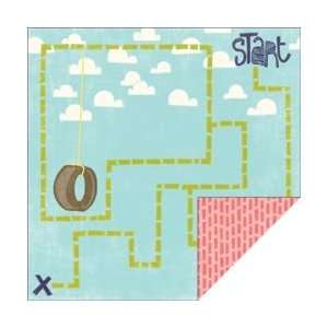 New   Playground Double Sided Cardstock 12X12   Hide & Seek by Echo 