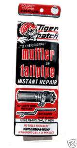 Tiger Patch Muffler or Tailpipe Repair Tape 20 minutes  