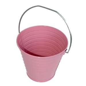  $ 1.50 Each Metal Bucket Pink with Rims 5 H x 6 H Pack 