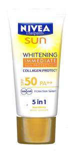 NIVEA face SUN Block Whitening Cream SPF 50 PA ++  