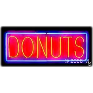 Neon Sign   Donuts, Logo   Large 13 x Grocery & Gourmet Food