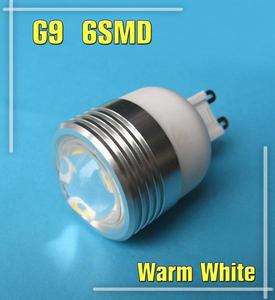 6SMD 5050 LED G9 / GU9 Light Warm White Bulb + clean Lens Astigmatism 