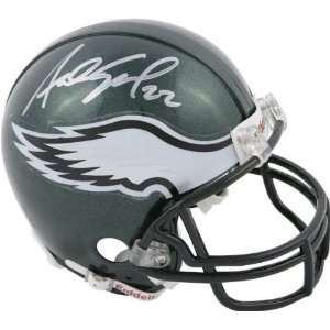  Asante Samuel Philadelphia Eagles Autographed Mini Helmet 